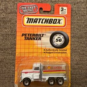 Vintage 1990 Matchbox Peterbilt Tanker Truck SHELL #MB56 Die-Cast 1:64 NEW
